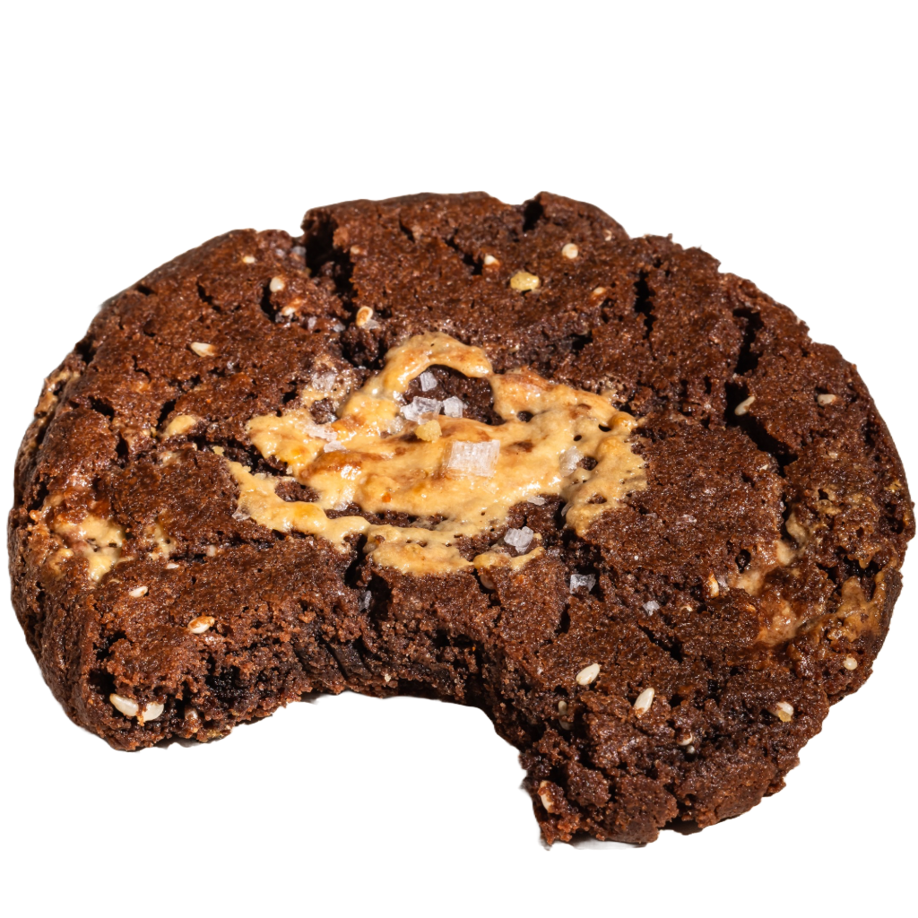 | CHOCOLATE SESAME HALVA COOKIE