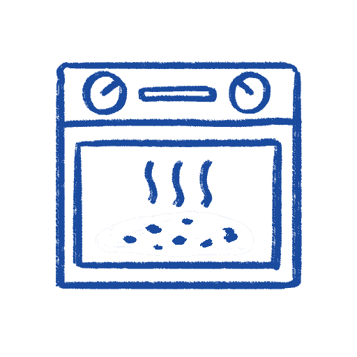 Oven icon in product section